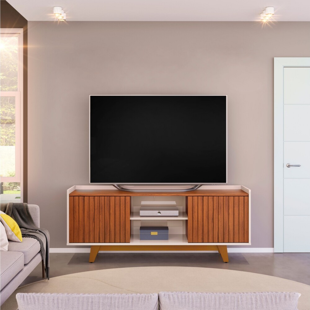 Rack para TV Flat 60” - Terminación Freijo Rack para TV Flat 60” - Terminación Freijo