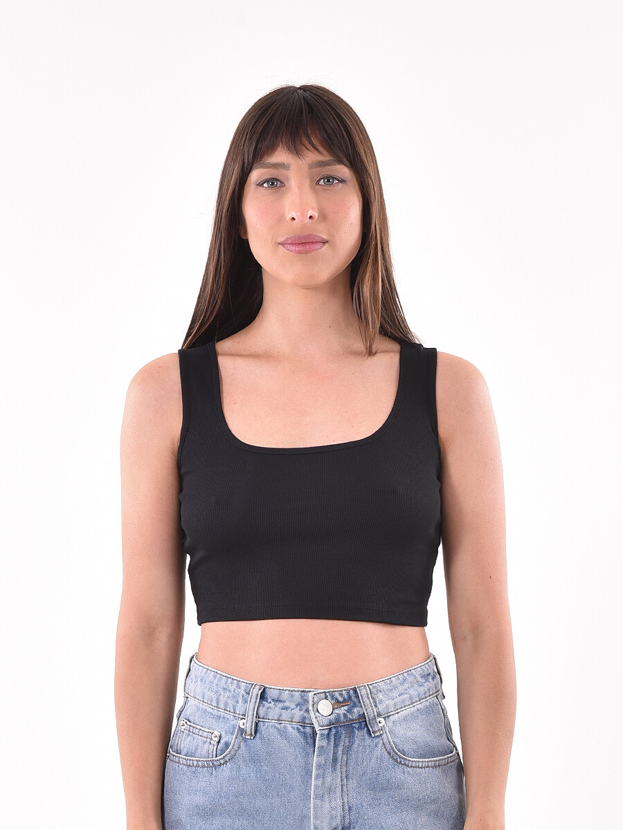 MUSCULOSA INES - NEGRO 