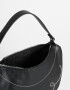 Bandoleras Boho Bandolera Con Bordado Corazón - Negro