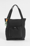 Mochila shopper de tela negro