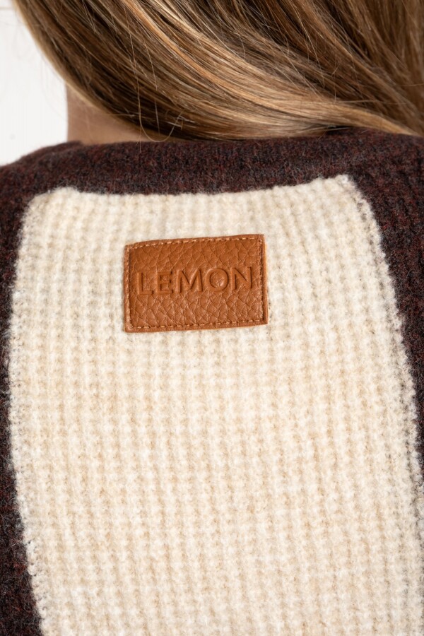 Sweater Rayado Chocolate