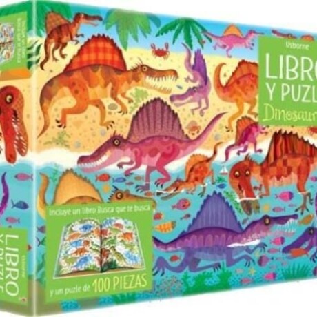 DINOSAURIOS. LIBRO Y PUZLE DINOSAURIOS. LIBRO Y PUZLE
