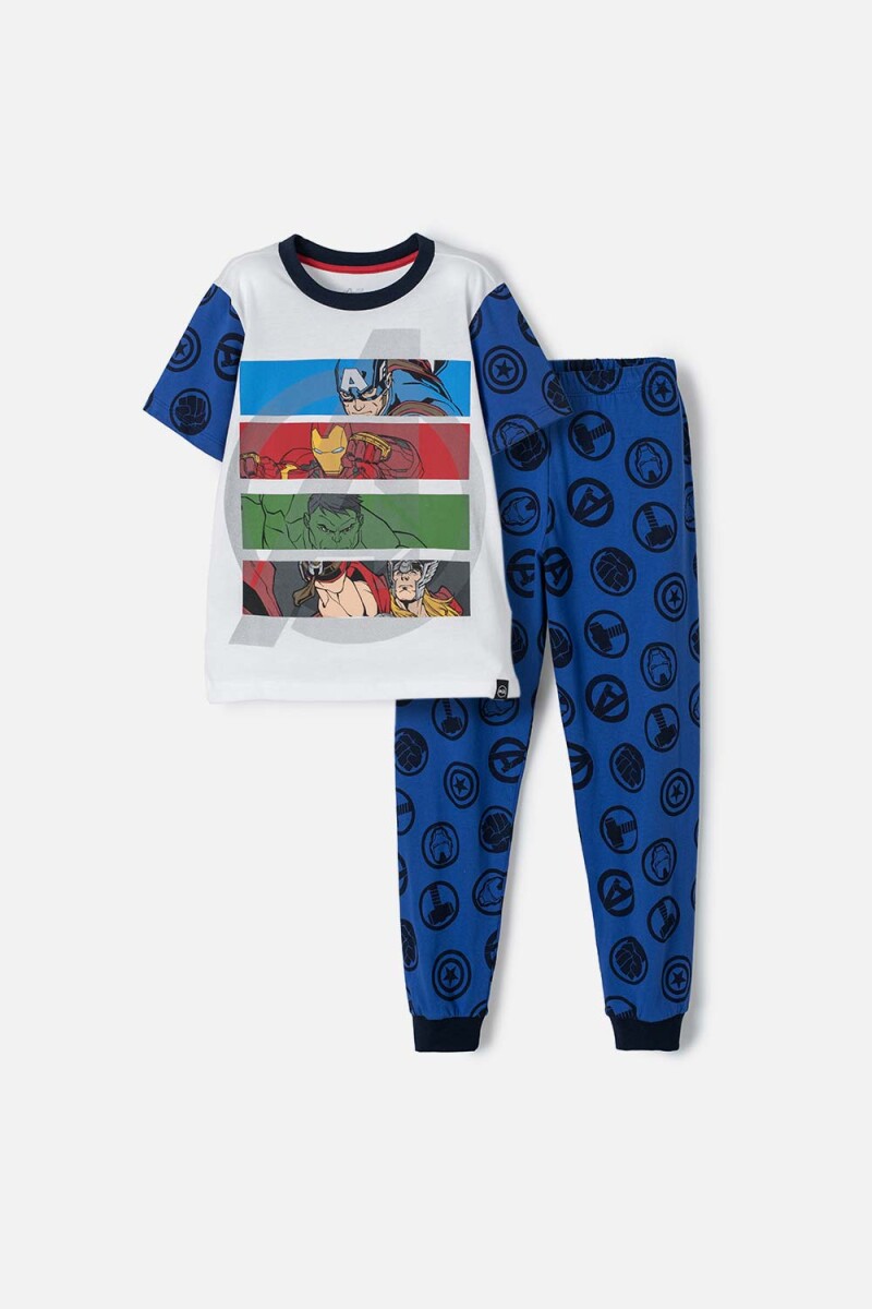 Pijama Marvel - Azul 