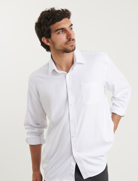 012581 CAMISA HARRINGTON LABEL Blanco