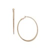 Aro Pe 70Mm Textured Hoop Gold