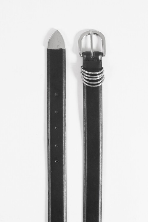 Cinturón multi presilla negro