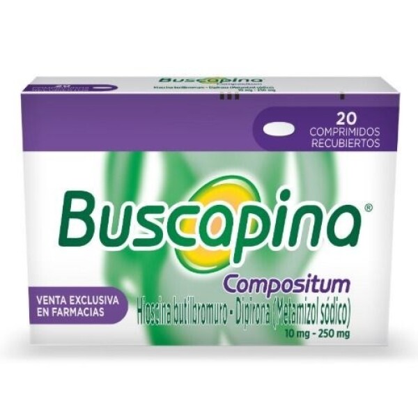 Buscapina Compositum 20 Comprimidos Recubiertos Buscapina Compositum 20 Comprimidos Recubiertos