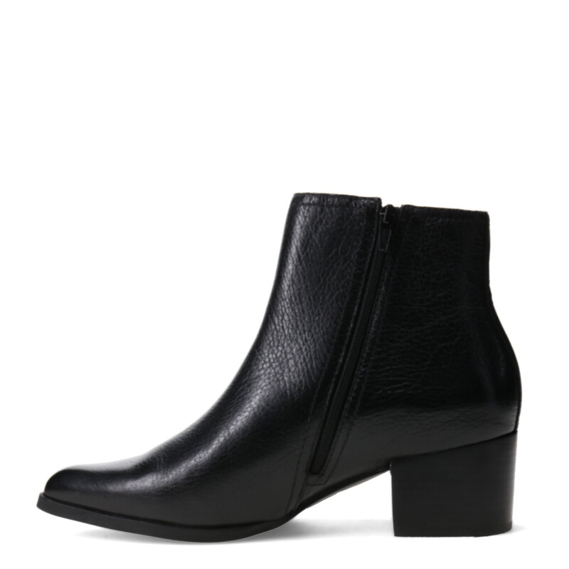 Botas de Mujer Bottero Caña Baja de Cuero Negro