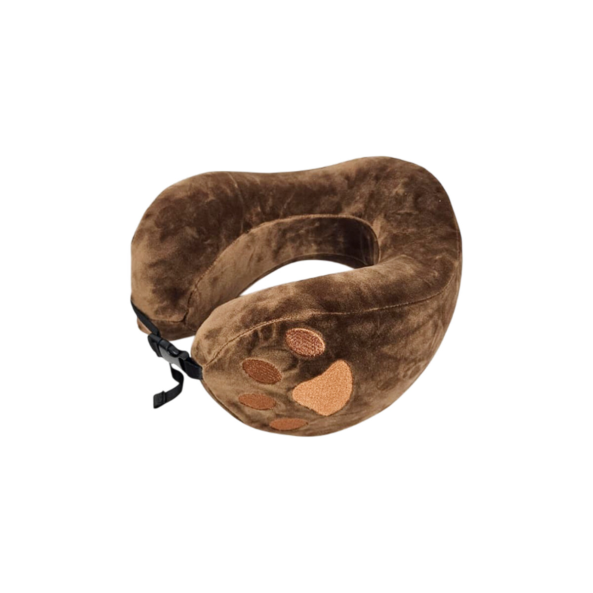 Almohada de viaje huellita gato - Marron Oscuro 