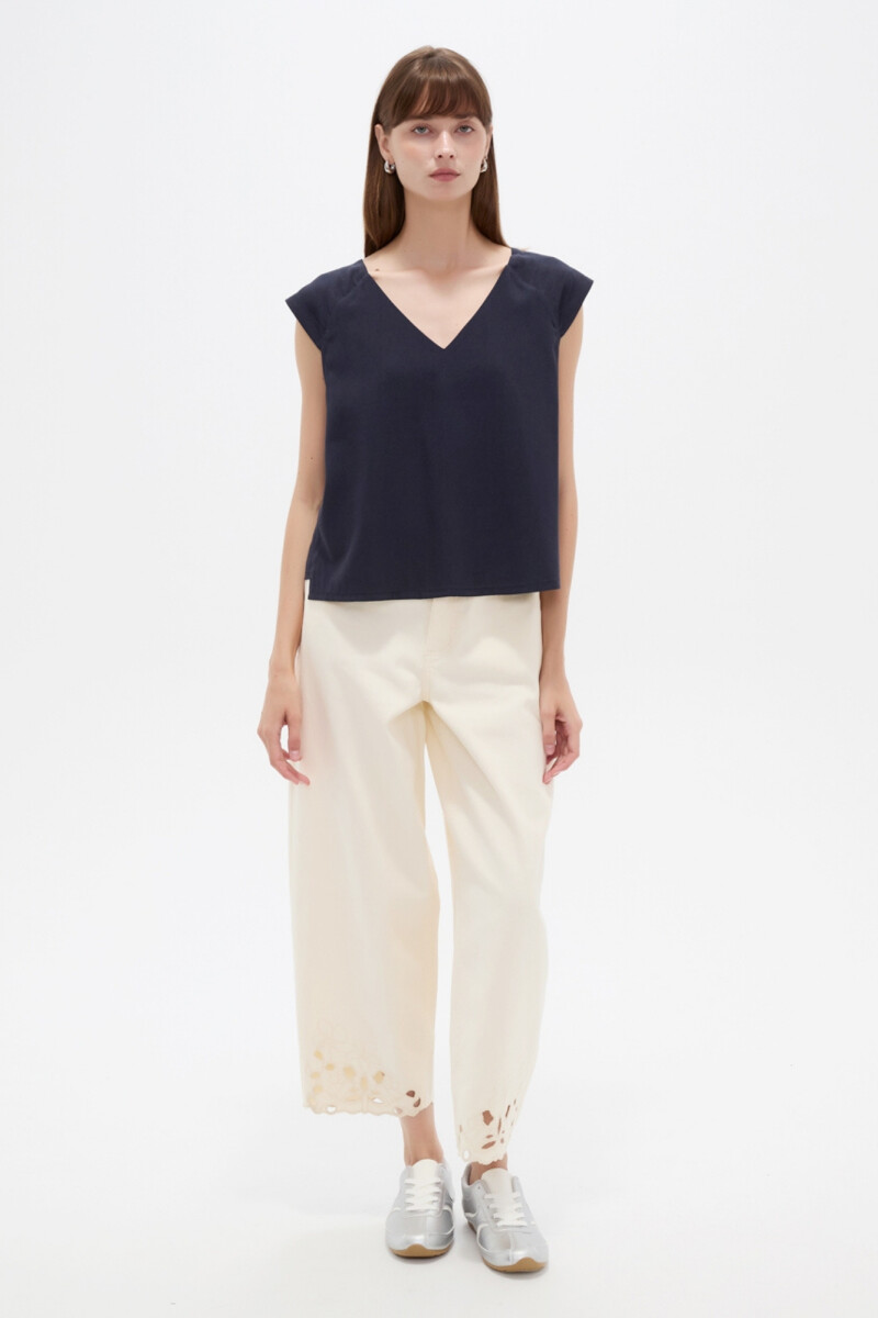 Blusa Zunel - Azul Noche 