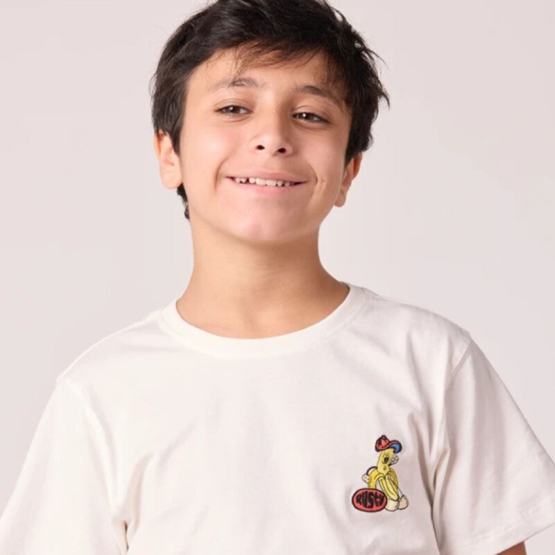 Remera Niño Rusty Blanco