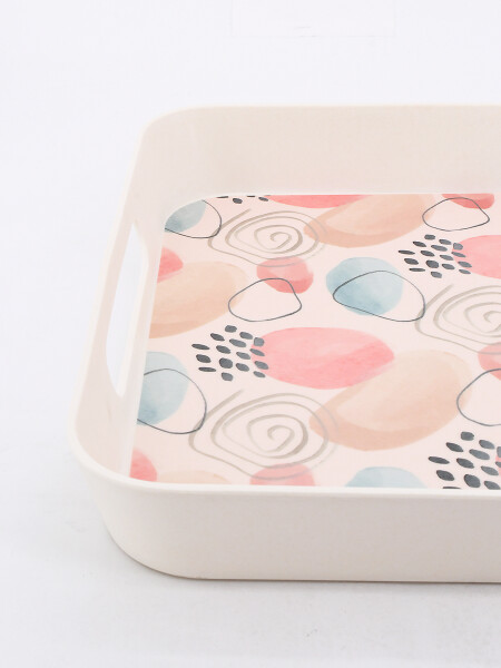BANDEJA ESTAMPADA BEIGE