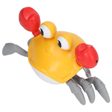 Juguete de Arrastre Cangrejo Luces y Sonido NARANJA