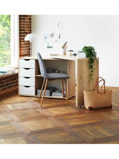 Silla de comedor JONSTRUP tela gris Silla de comedor JONSTRUP tela gris