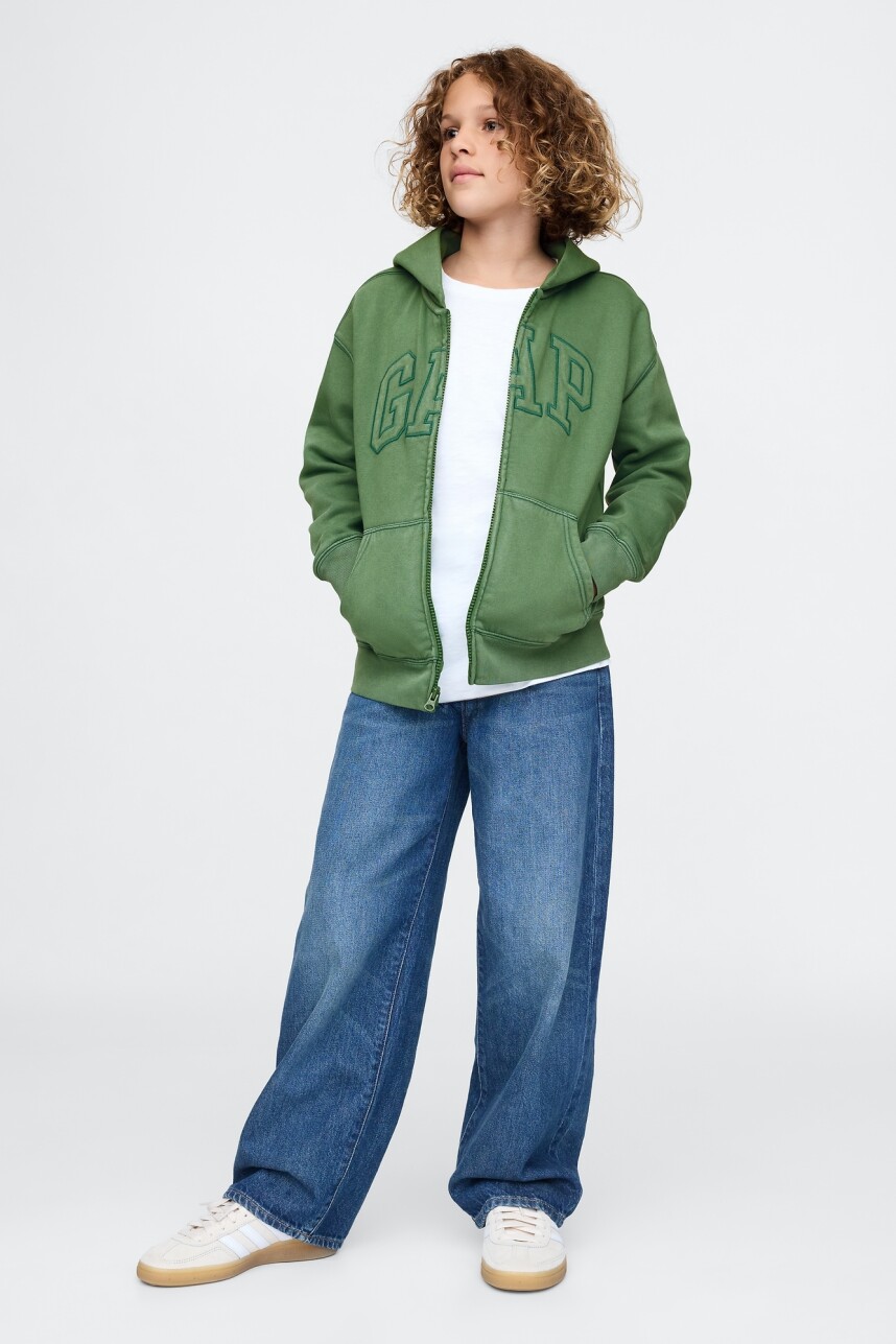 Canguro Con Cierre Logo Gap Niño Green Gables