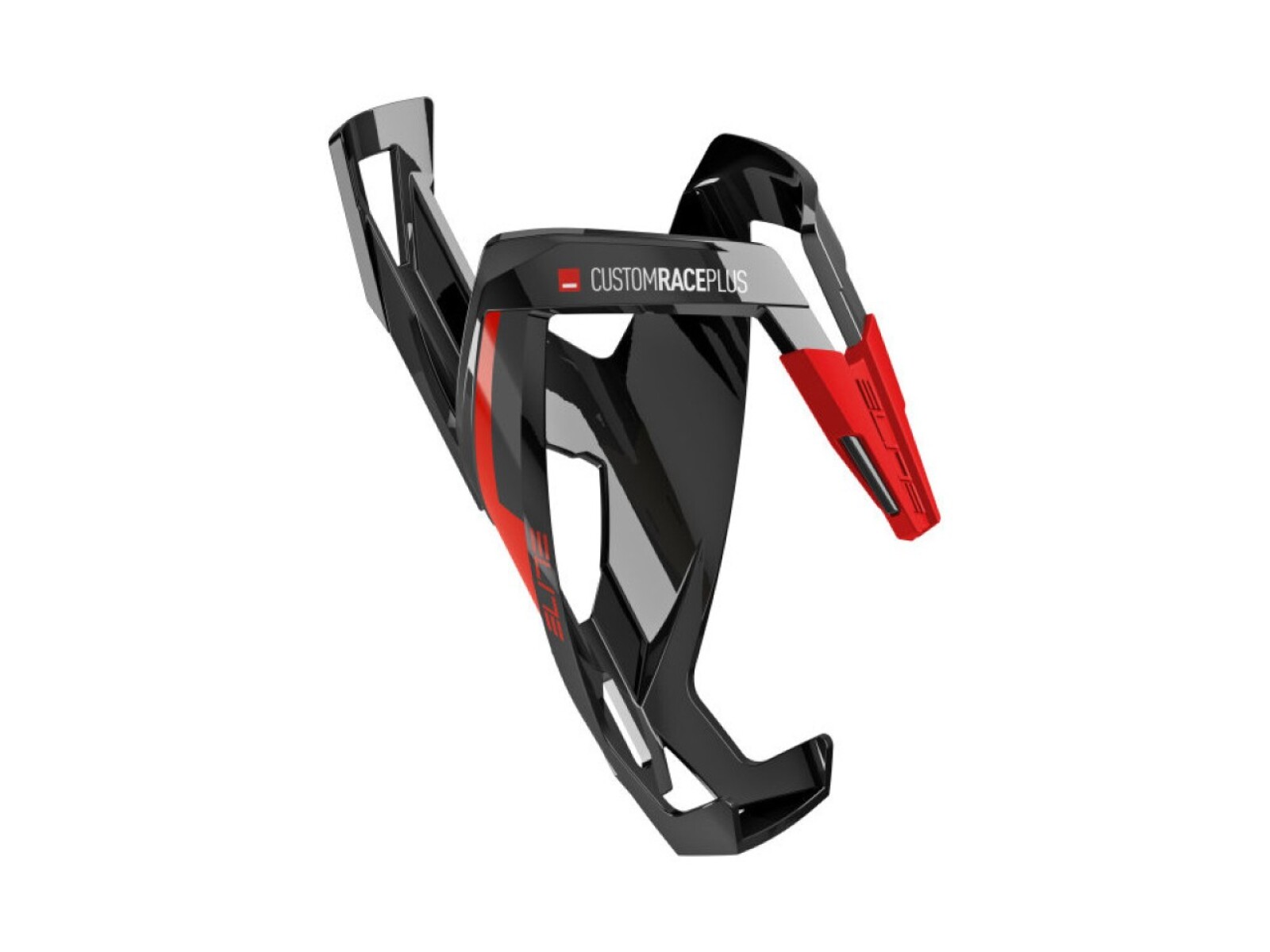 Porta Caramañola Elite Custom Race Plus - Negro/rojo 