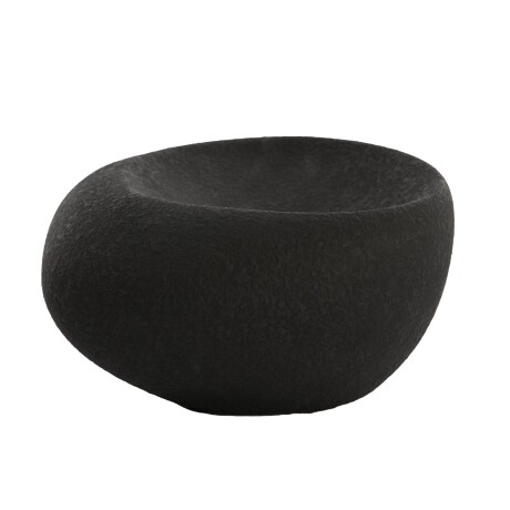 CANDELABRO CERAMICA NEGRO ALKA