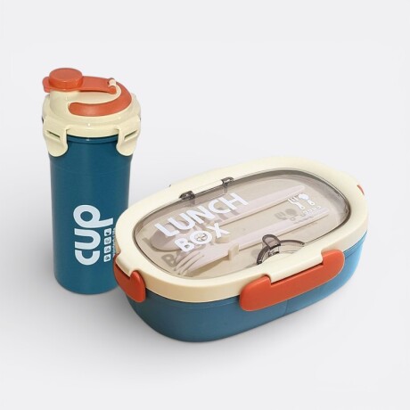 Set De Lonchera Escolar Completo Turquesa