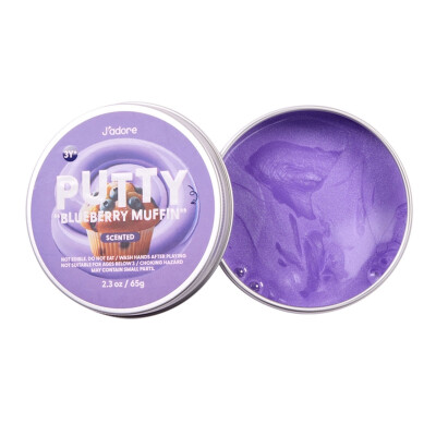Slime Hide Inside Putty Aromatizado Jadore Lila Blueberry Muffin