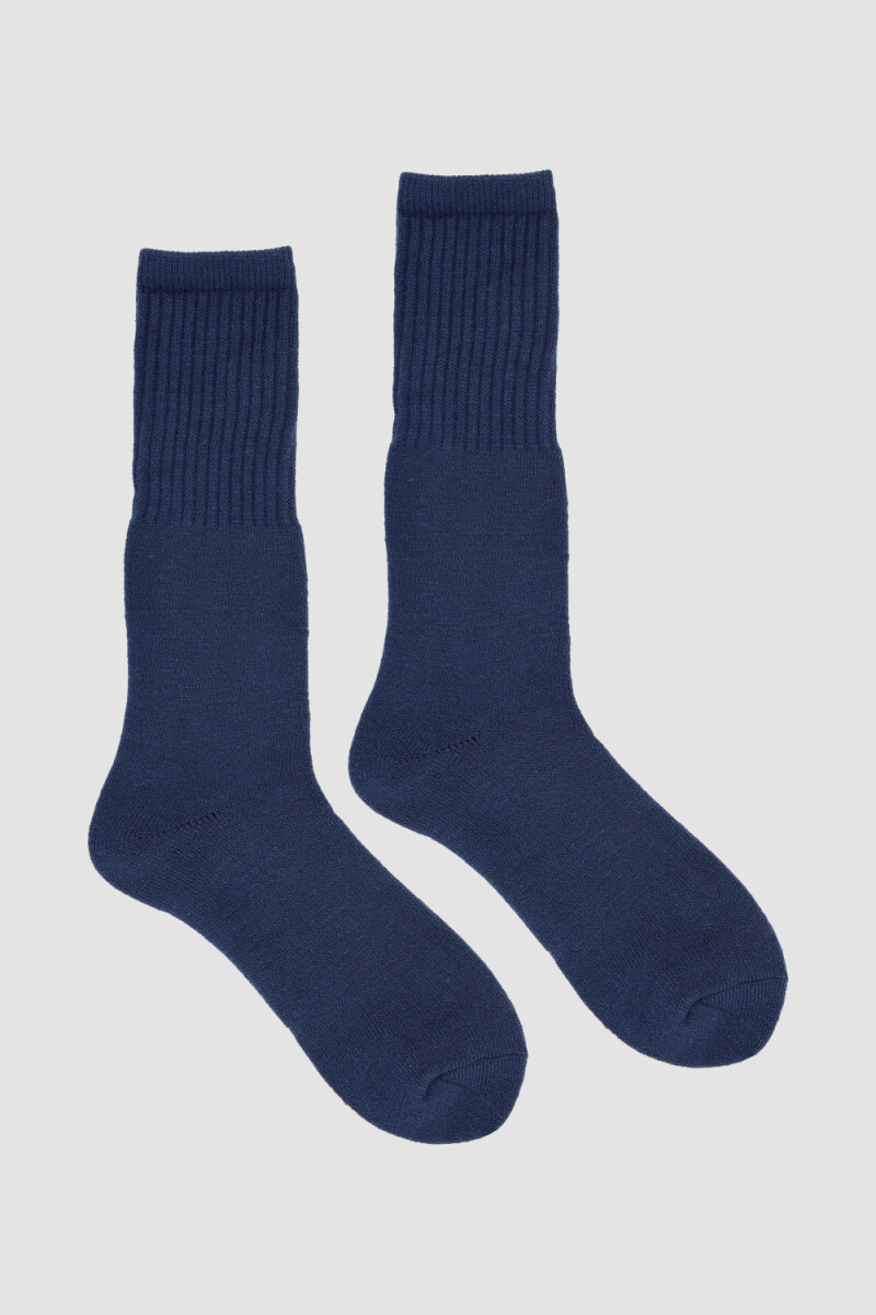 Medias abrigo work - Azul 