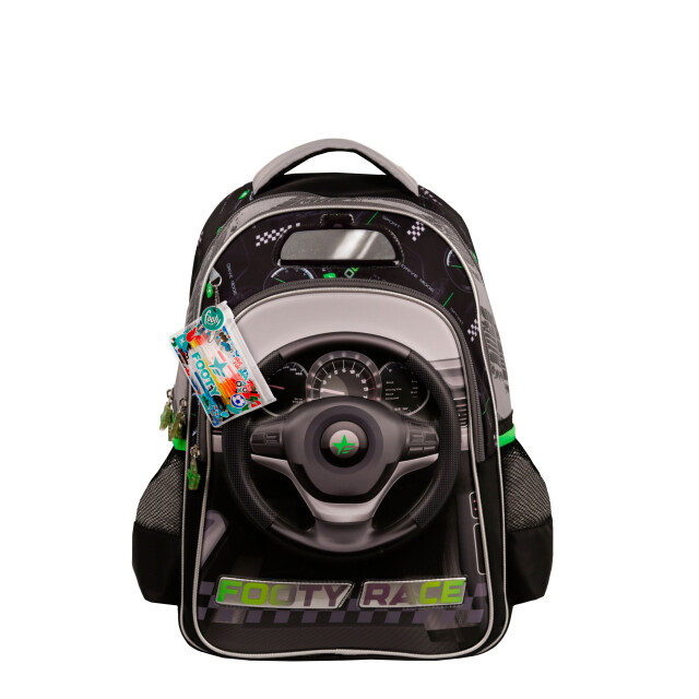 Mochila FOOTY 18" Auto Gris
