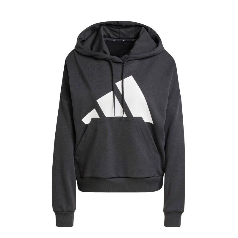 Canguro de Mujer Adidas Essentials Big Logo French Terry Negro - Blanco