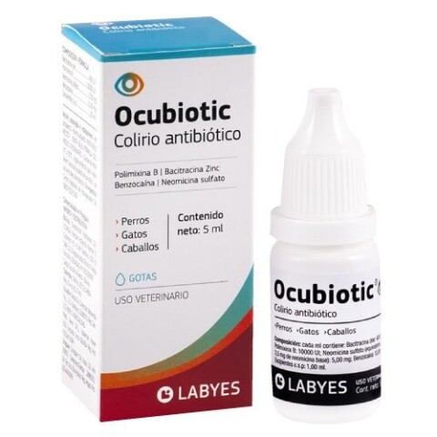 OCUBIOTIC COLIRIO ANTIBIÓTICO SIN ESTEROIDES 5 ML OCUBIOTIC COLIRIO ANTIBIÓTICO SIN ESTEROIDES 5 ML