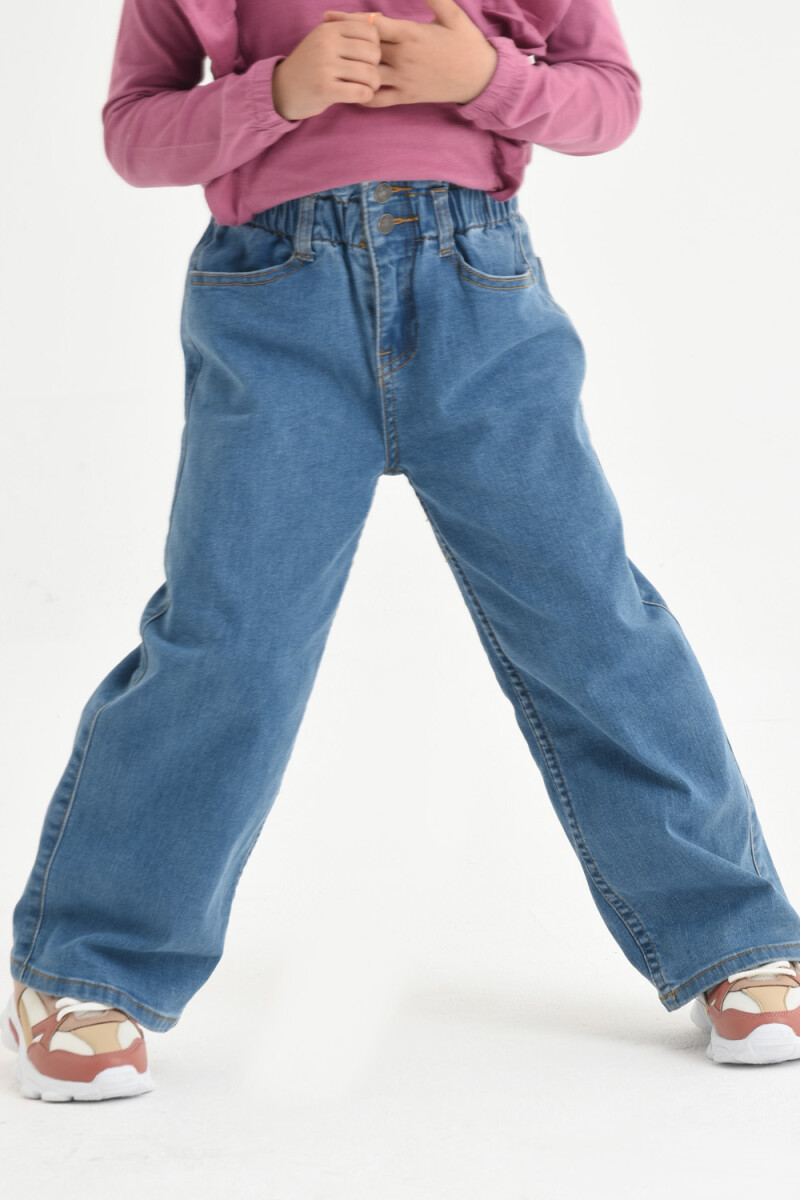 Pantalón de jean oxford Azul Claro