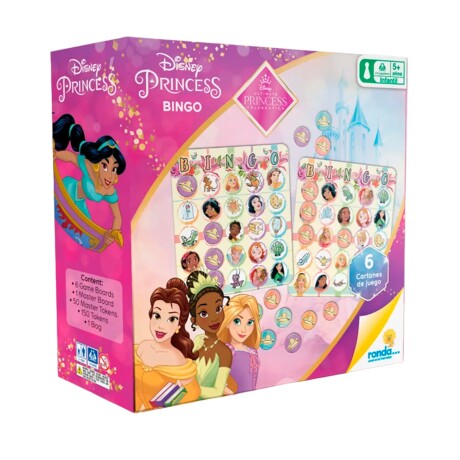 Juego bingo Ronda Disney Princesas 207 piezas Juego bingo Ronda Disney Princesas 207 piezas