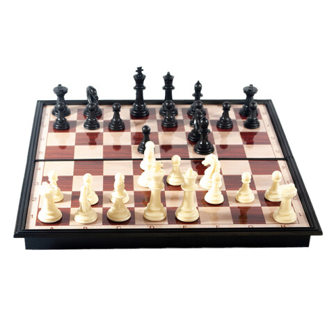 OUTLET Ajedrez y Dama 2en1 magnetico tablero 18x18cm Outlet Ajedrez Y Dama 2en1 Magnetico Tablero 18x18cm