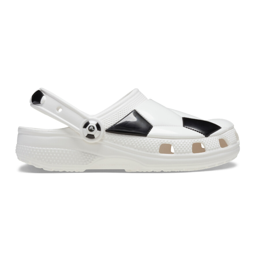 Crocs Classic Soccer Ball Clog T - Niños 1 a 5 años White/black White/black