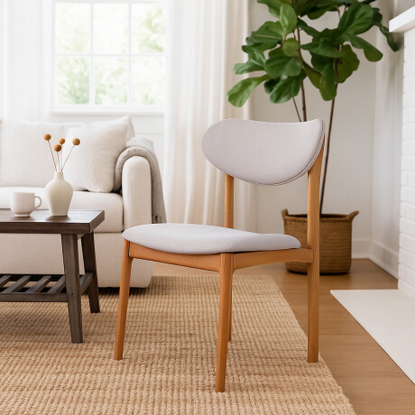 Silla Catarina - Tela Rústica 10413 (Beige)