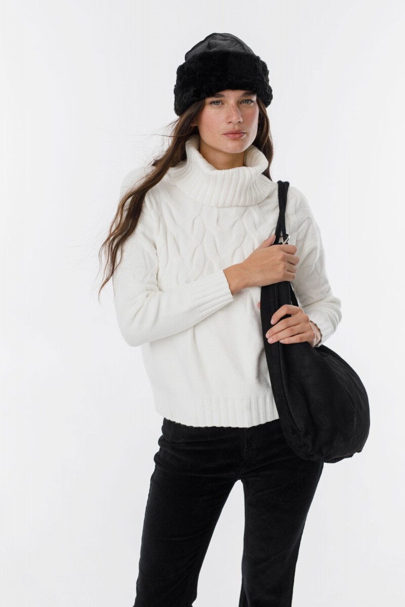 Sweater Poleron Pampa Blanco