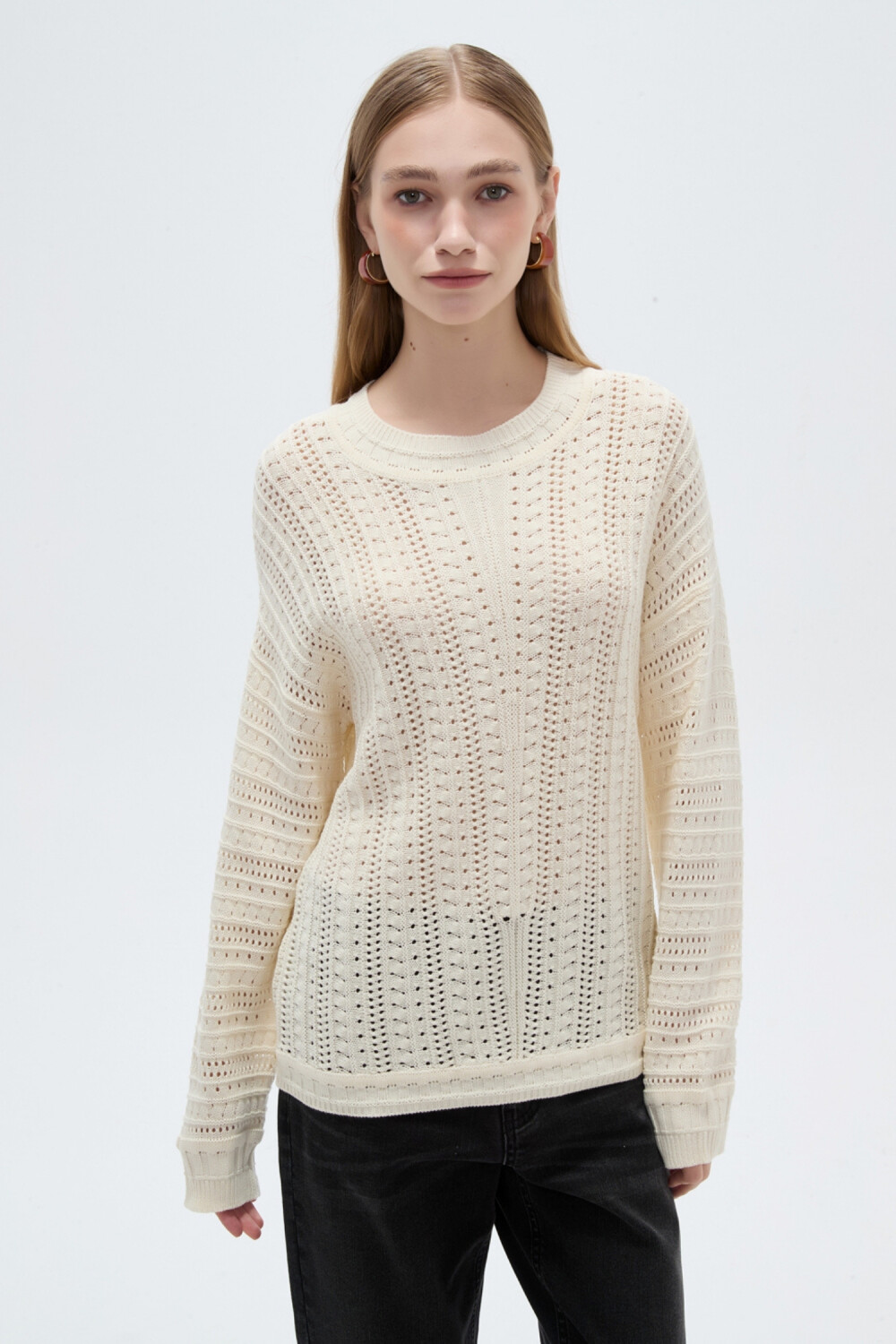 Sweater Esterni Marfil / Off White