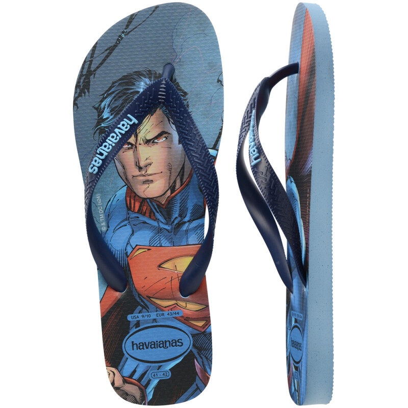 Sandalias Havaianas Top Heróis DC Hombre Azul Lavanda