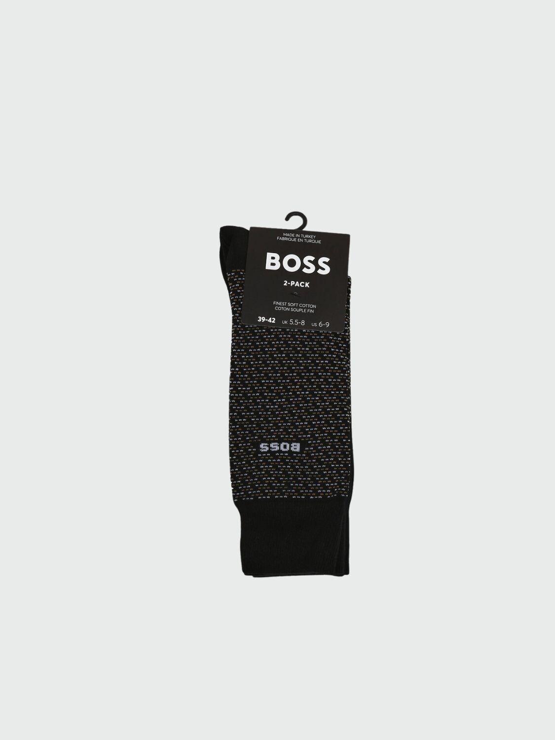 Hugo Boss - Pack X 2 medias de largo normal en mezcla de algodón 0