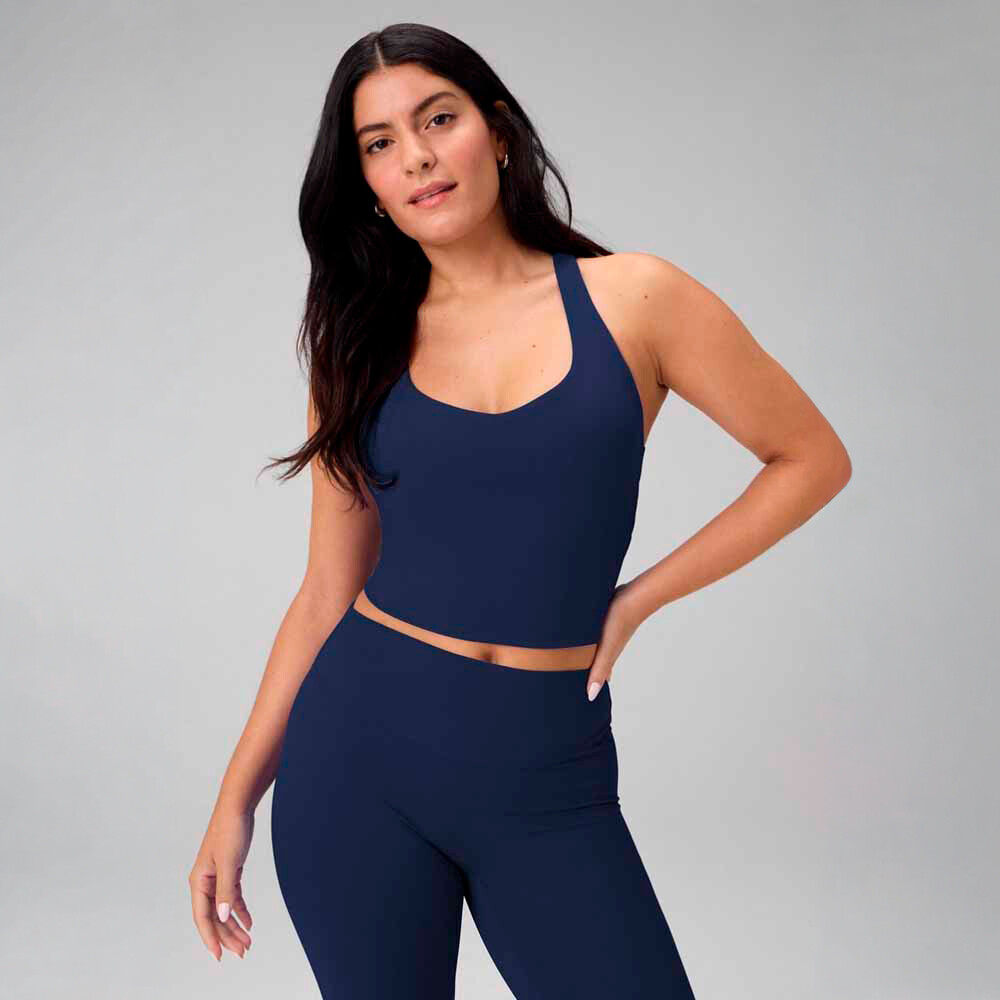 Bividi Anywhere Cropped Built-In Bra Bividi Mujer Deep Navy
