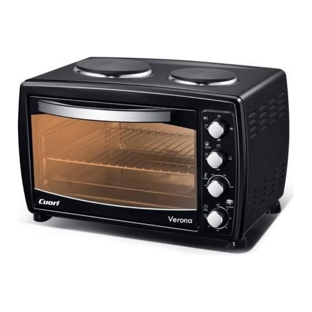 Horno eléctrico Cuori Verona 38L 1600W - Negro 