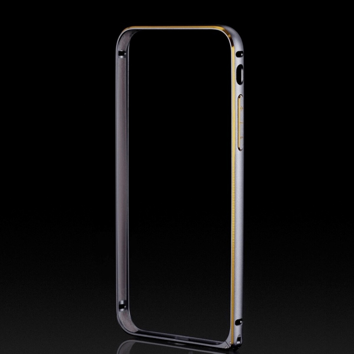 Estuche Bumper Frame de aluminio para Iphone 6 Plus plateado 