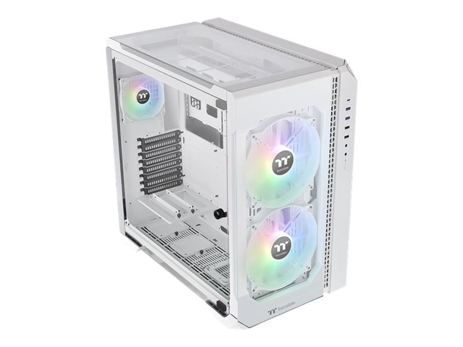 Thermaltake View 51 TG Snow - ARGB Edition - torre - ATX - panel lateral con ventana (cristal templado) - sin fuente de alimenta 