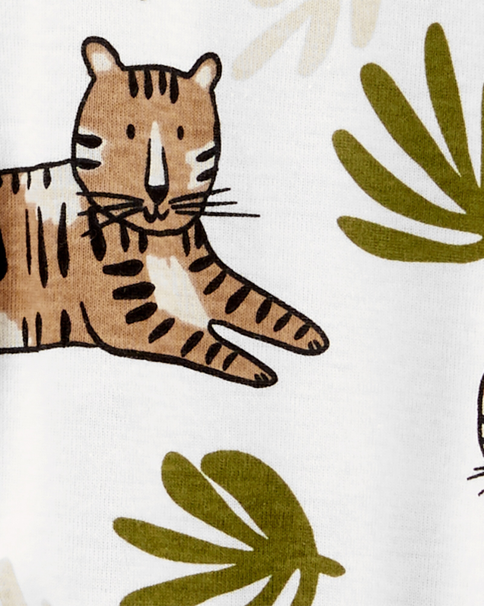 Pijama una pieza de algodón diseño tigre Pijama una pieza de algodón diseño tigre