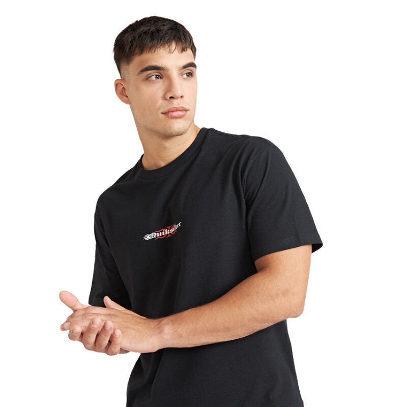 Remera Quiksilver Mercury Burning - Negro Remera Quiksilver Mercury Burning - Negro
