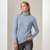 Polera Manga Botones CELESTE
