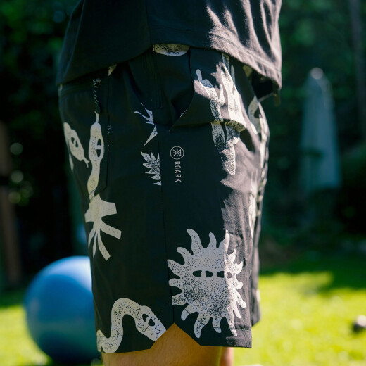 Bermuda Roark Serrano 7" - Negro Bermuda Roark Serrano 7" - Negro