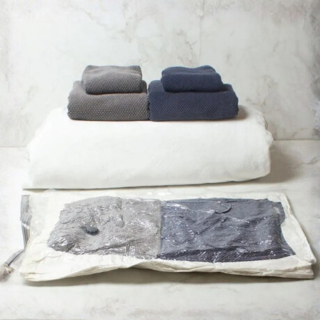 Bolsa al vacío para ropa GG TRANSPARENTE