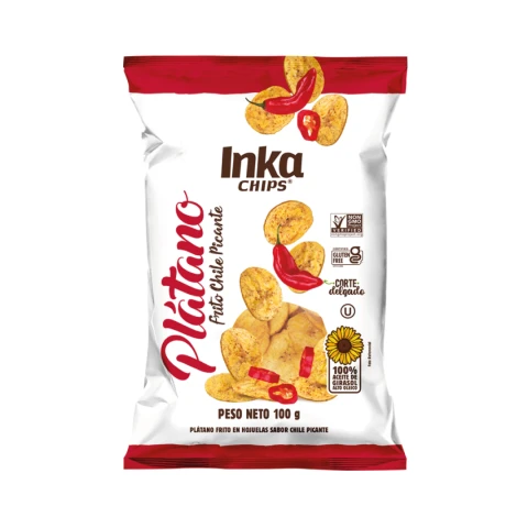 Chips De Platano Picante Inka Chips 100g Platano Picante 100g Inka Chip