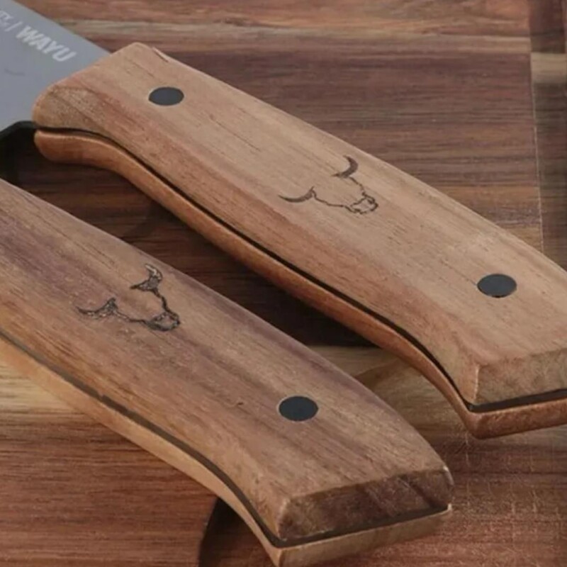 Set De Tabla De Cortar Con Cuchillo Y Tenedor Wayu Set De Tabla De Cortar Con Cuchillo Y Tenedor Wayu