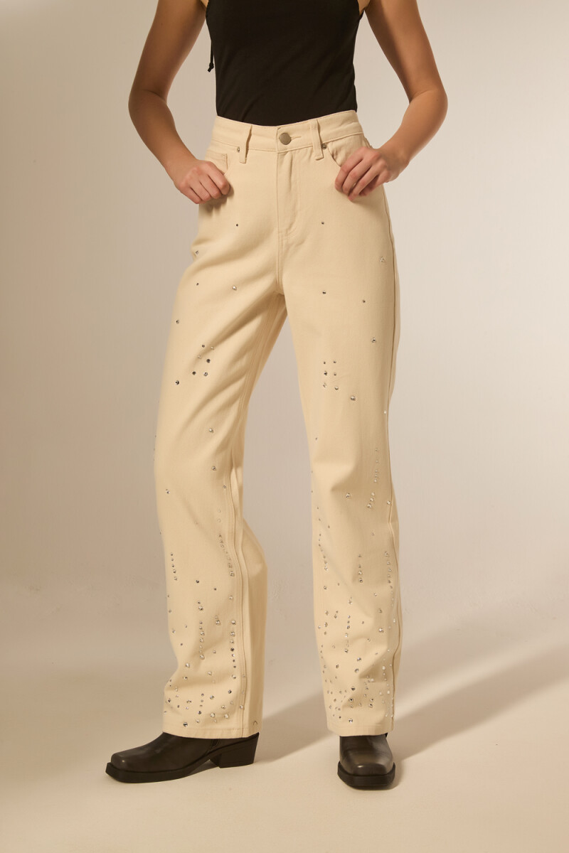 Pantalon Avela - Crudo / Natural 