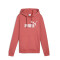 Canguro de Mujer Puma Ess Nº1 Logo Hoodie Rojo - Blanco