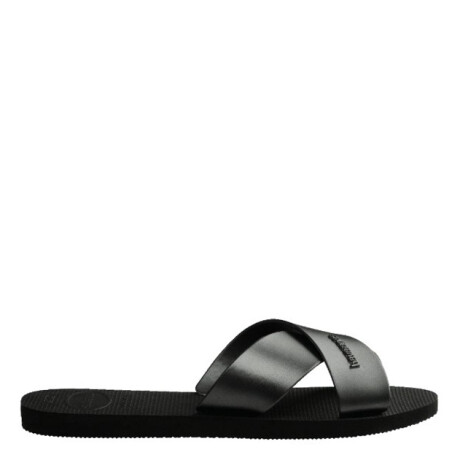 Sandalias de Mujer Havaianas Aqua Metallic Negro